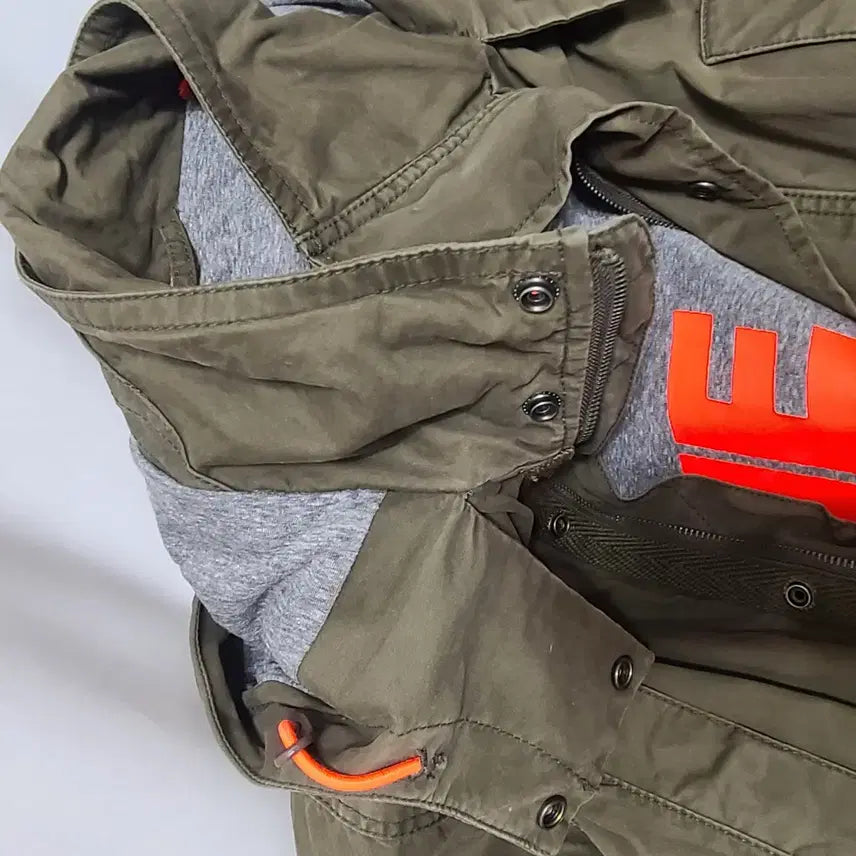 [BUNJANG] Superdry Military Hooded Parka Jacket M / 슈퍼드라이 밀리터리 후드 야상자켓 M