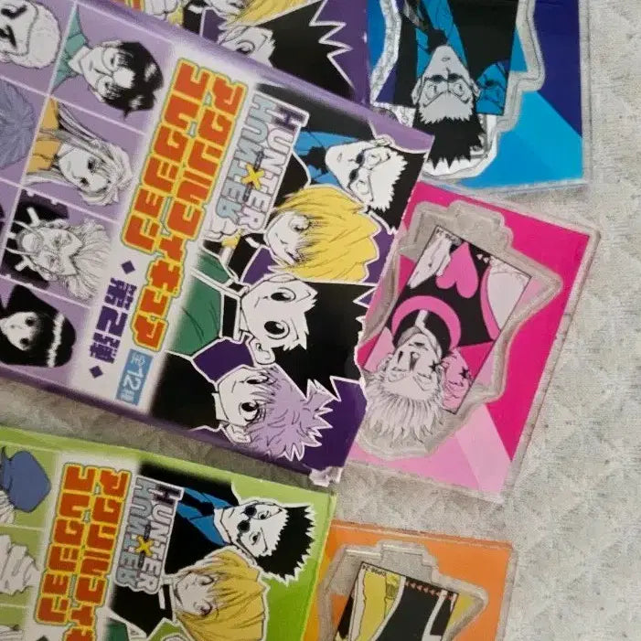 [BUNJANG] Hunter x Hunter Acrylic Stand Bundle Set / 헌터x헌터 헌헌 미니 아크릴 크라피카,히소카,레오리오 일괄 양도