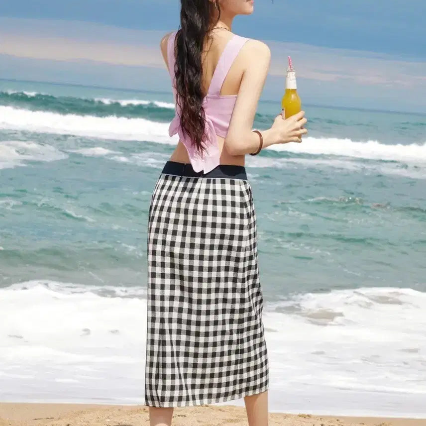 [BUNJANG] It MICHAA H-Line Slit Skirt / 2026잇미샤 H라인 슬릿 스커트