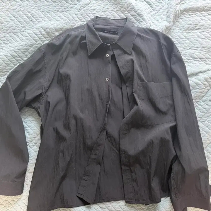 [BUNJANG] Hatching Room Shirt Charcoal 4 Size / 해칭룸 셔츠 4사이즈