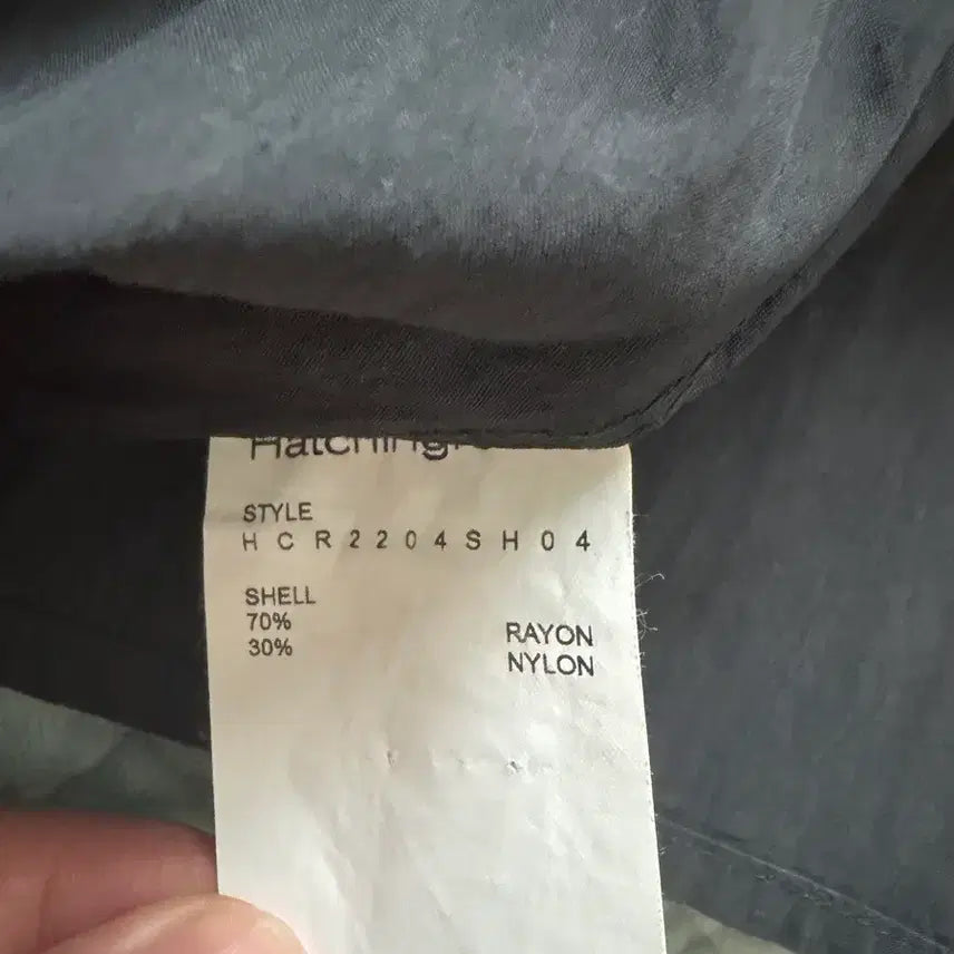 [BUNJANG] Hatching Room Shirt Charcoal 4 Size / 해칭룸 셔츠 4사이즈