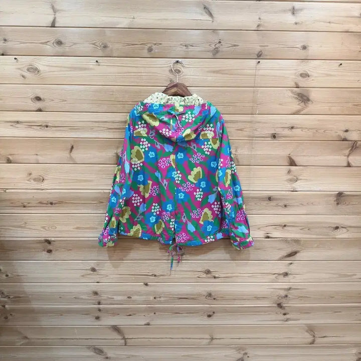 [SOLD OUT] 알록달록 꽃무늬 후드 집업 자켓