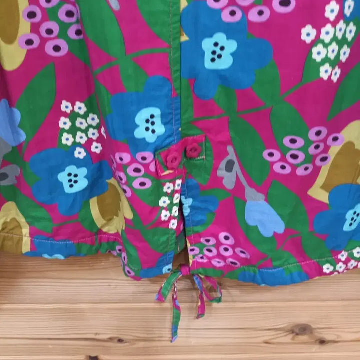 [SOLD OUT] 알록달록 꽃무늬 후드 집업 자켓