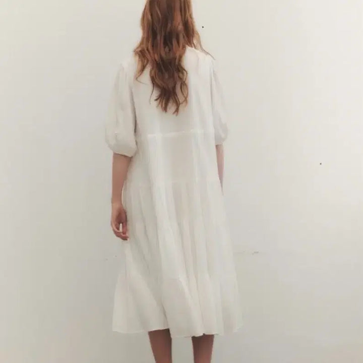 [BUNJANG] Wednesday Delight Linen V-Neck Dress / 웬스데이딜라잇 린넨 브이넥 원피스