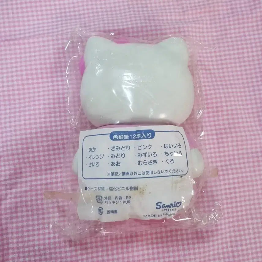 [BUNJANG] Kitty Rose Colored Pencil Set / 고전 키티 장미키티 색연필 세트