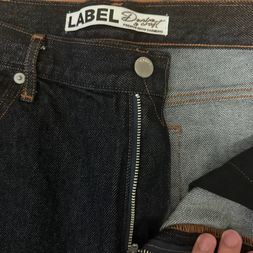 [BUNJANG] Label Archive Indigo Denim / 라벨아카이브 와이드 인디고데님