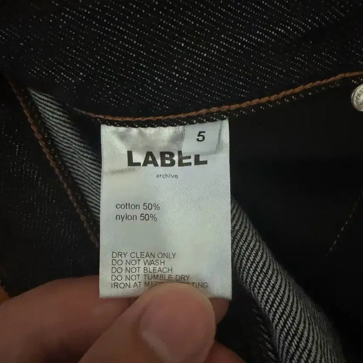 [BUNJANG] Label Archive Indigo Denim / 라벨아카이브 와이드 인디고데님