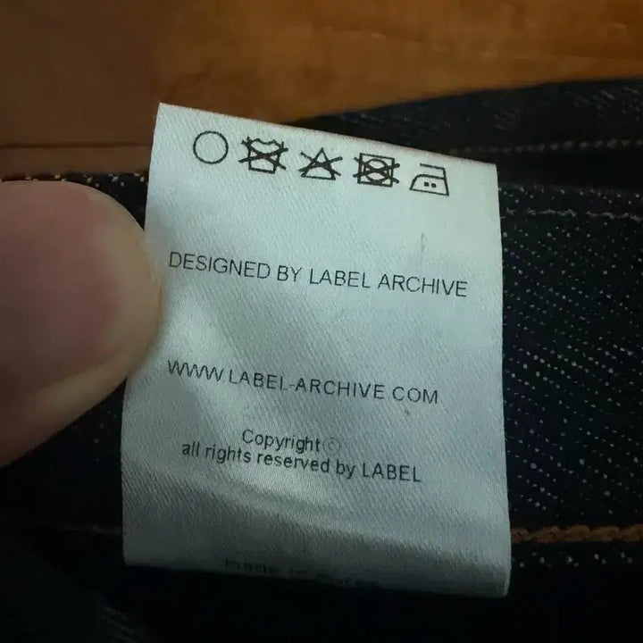 [BUNJANG] Label Archive Indigo Denim / 라벨아카이브 와이드 인디고데님