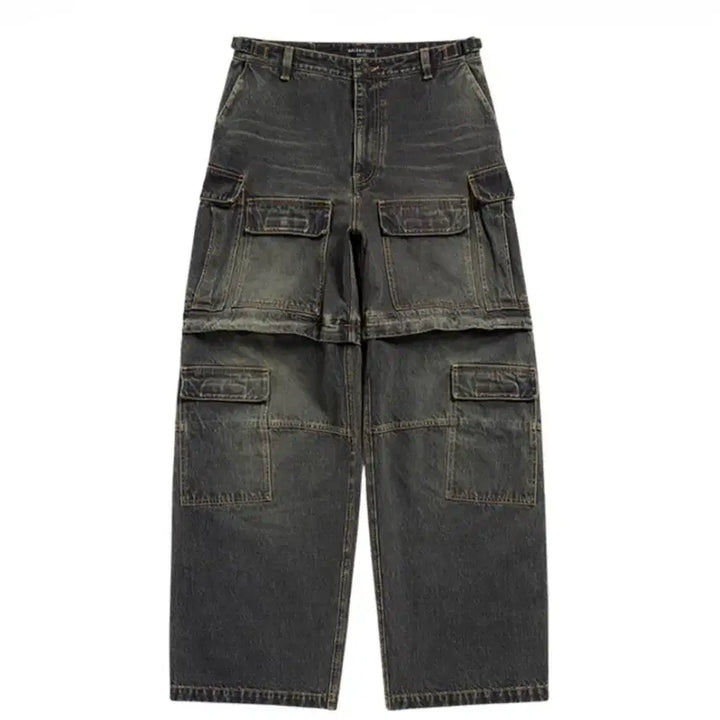 [BUNJANG] Balenciaga Japanese Convertible Cargo Denim Pants / [새상품][XS] 발렌시아가 재패니즈 컨버터블 카고 데님 팬츠 판매