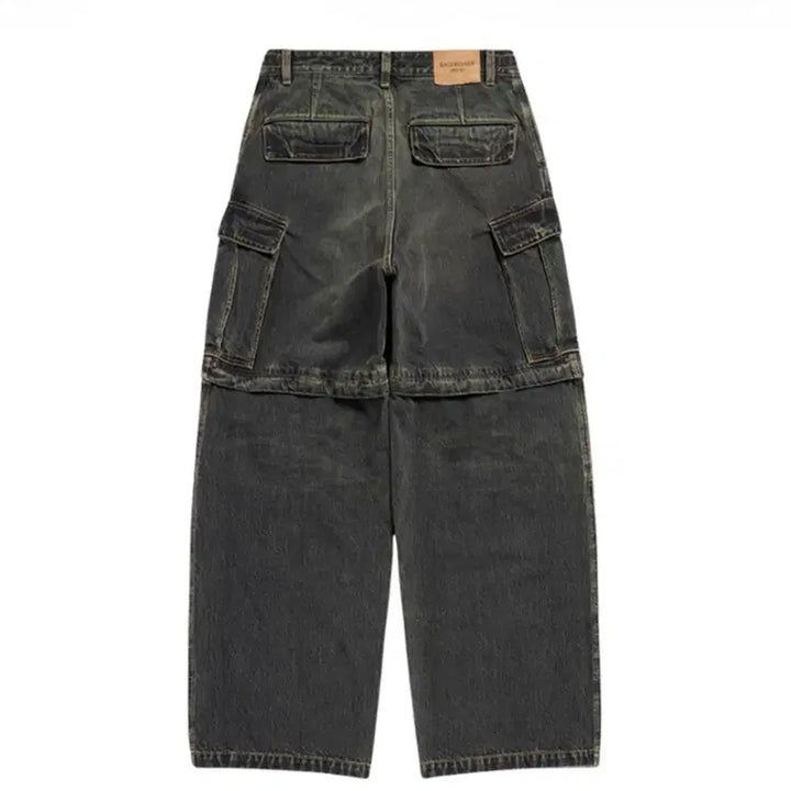 [BUNJANG] Balenciaga Japanese Convertible Cargo Denim Pants / [새상품][XS] 발렌시아가 재패니즈 컨버터블 카고 데님 팬츠 판매