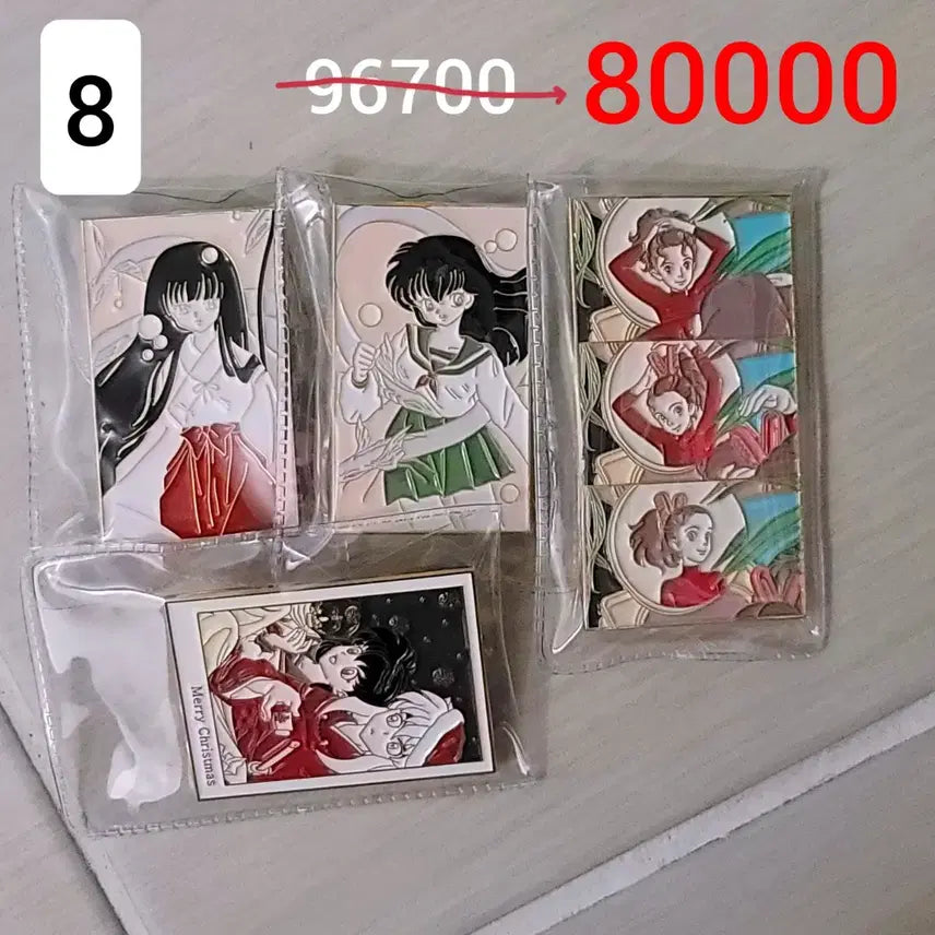 [BUNJANG] Inuyasha &amp; Arrietty Studio Ghibli Badge Bundle Set / (일괄) 뱃지양도 이누야샤, 마루밑 아리에티 지브리