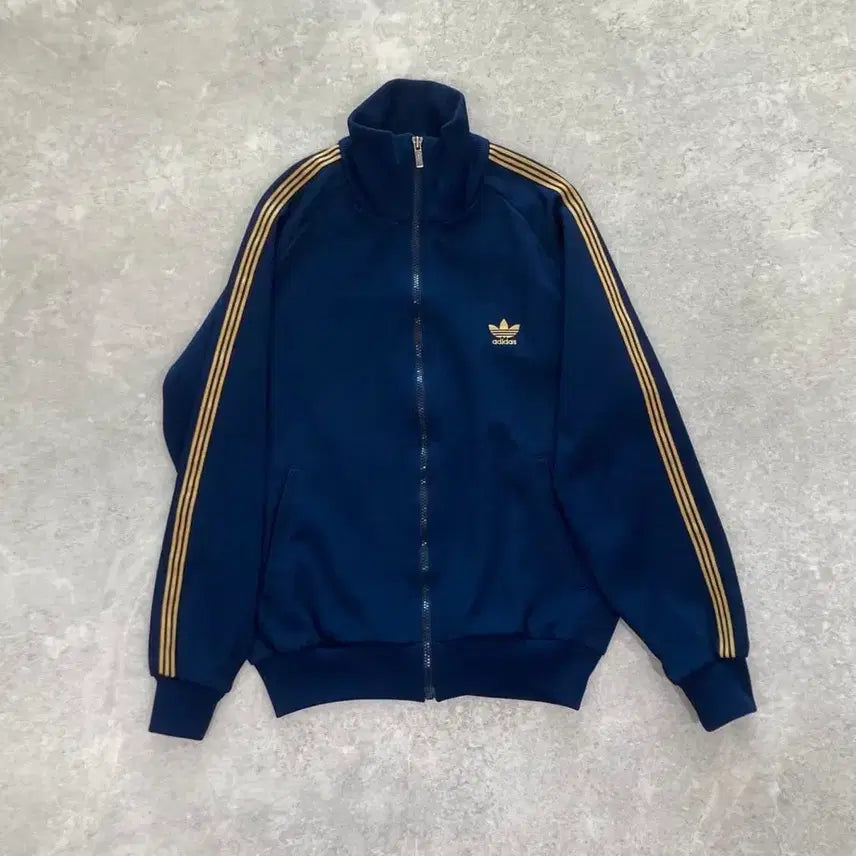 [BUNJANG] Adidas West Germany Navy Gold Jersey / 아디다스 서독 져지 네이비 골드