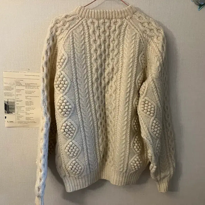 [BUNJANG] Vintage Fisherman Heavy Wool Knit Sweater / 빈티지 피셔맨 헤비울니트