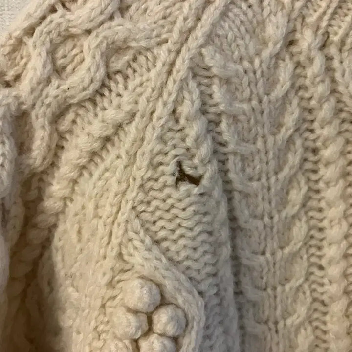 [BUNJANG] Vintage Fisherman Heavy Wool Knit Sweater / 빈티지 피셔맨 헤비울니트