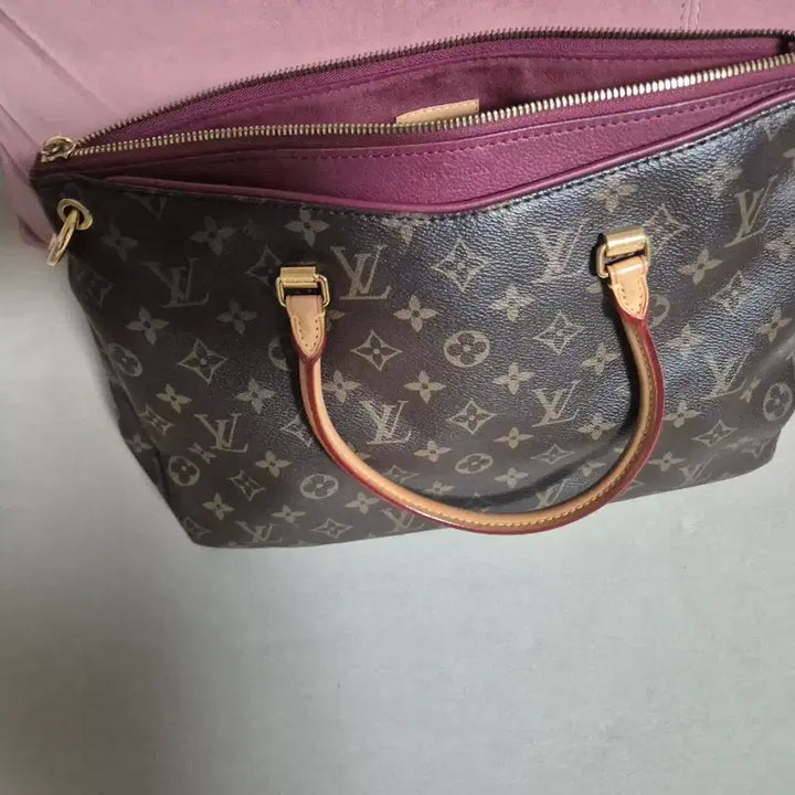 [BUNJANG] Louis Vuitton Monogram Burgundy Bag / 루이비통 팔라스