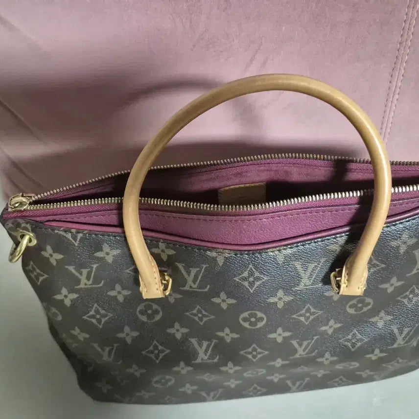[BUNJANG] Louis Vuitton Monogram Burgundy Bag / 루이비통 팔라스
