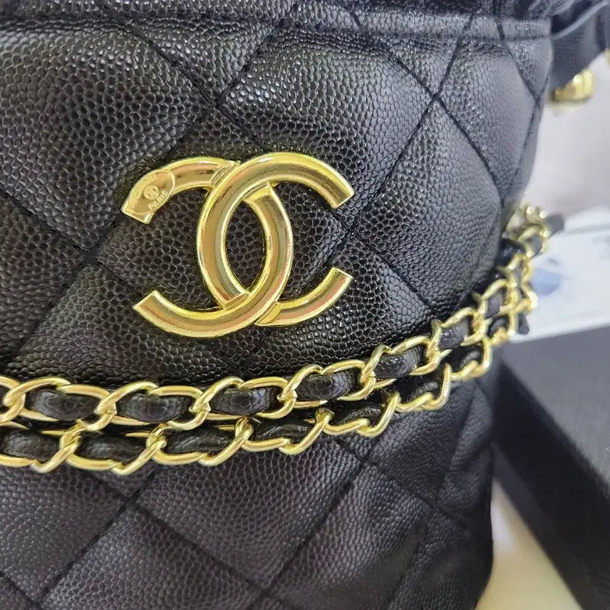 [BUNJANG] Caviar Mini Bucket Bag / 캐비어 미니복조리백