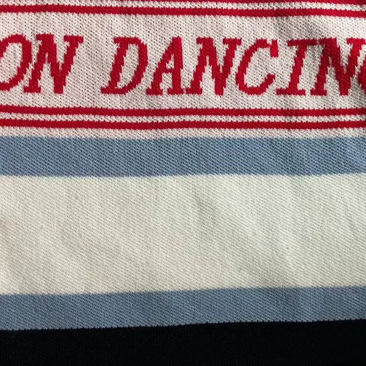 [BUNJANG] Sandro Keep On Dancing Rayon V-Neck Knit / 산드로 블루 킵 온 댄싱 레이온 브이넥 니트