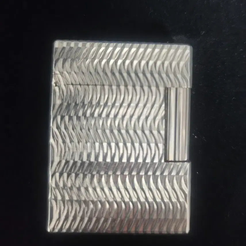 [BUNJANG] Dupont Line 1 Silver Plated Lighter / 듀퐁라이터 라인1 은도금 라이터