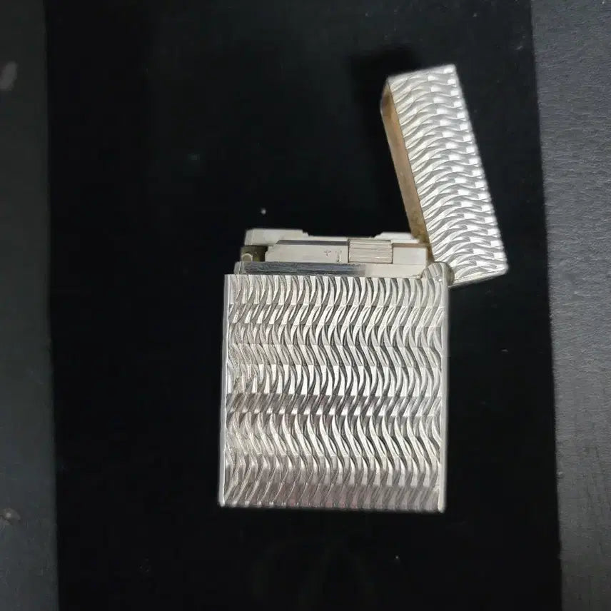 [BUNJANG] Dupont Line 1 Silver Plated Lighter / 듀퐁라이터 라인1 은도금 라이터