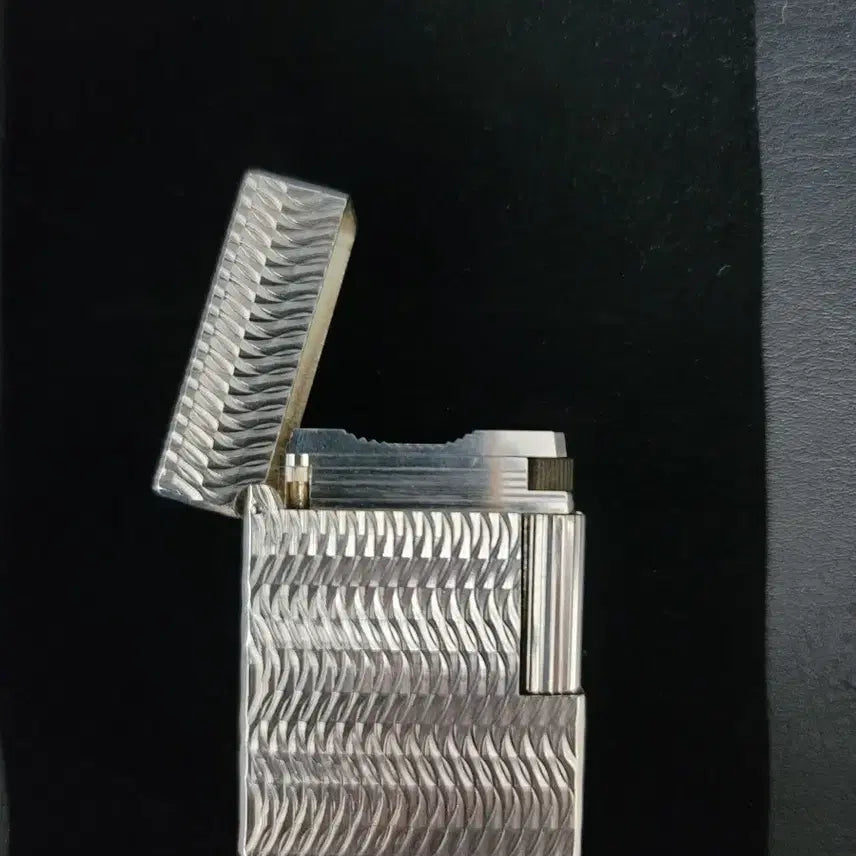 [BUNJANG] Dupont Line 1 Silver Plated Lighter / 듀퐁라이터 라인1 은도금 라이터