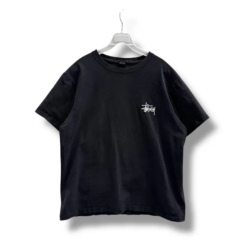 [BUNJANG] Stussy Basic Logo T-shirt / [M] 스투시 블랙 배이직로고 반팔티