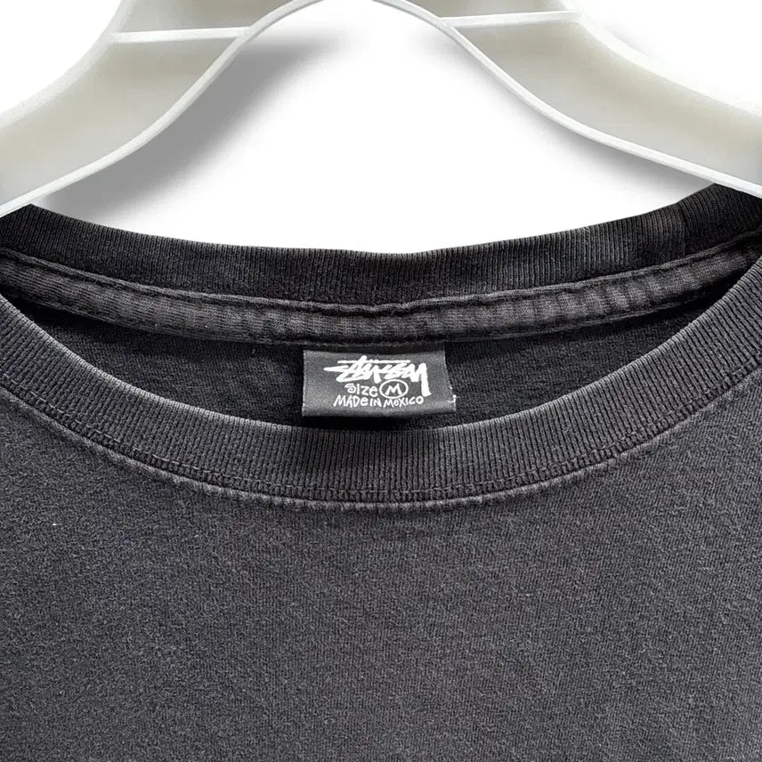 [BUNJANG] Stussy Basic Logo T-shirt / [M] 스투시 블랙 배이직로고 반팔티