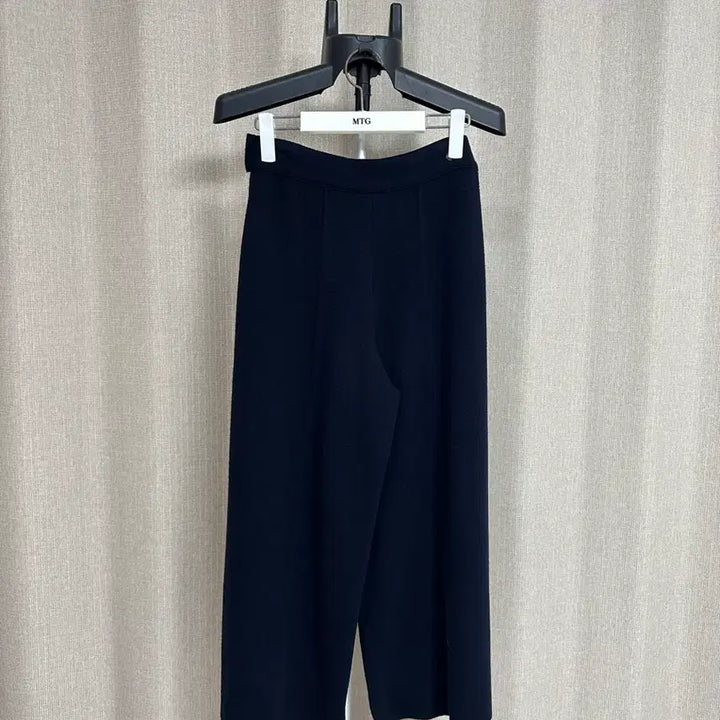 [BUNJANG] System Navy Knit Pants / 한섬 시스템 모 니트 네이비 팬츠