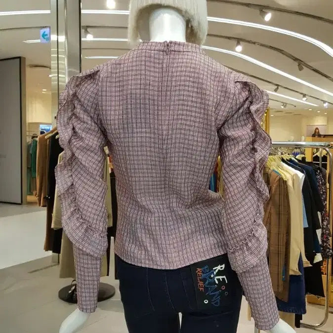 [BUNJANG] Egoist Shirring Blouse / 에고이스트볼륨 셔링 블라우스