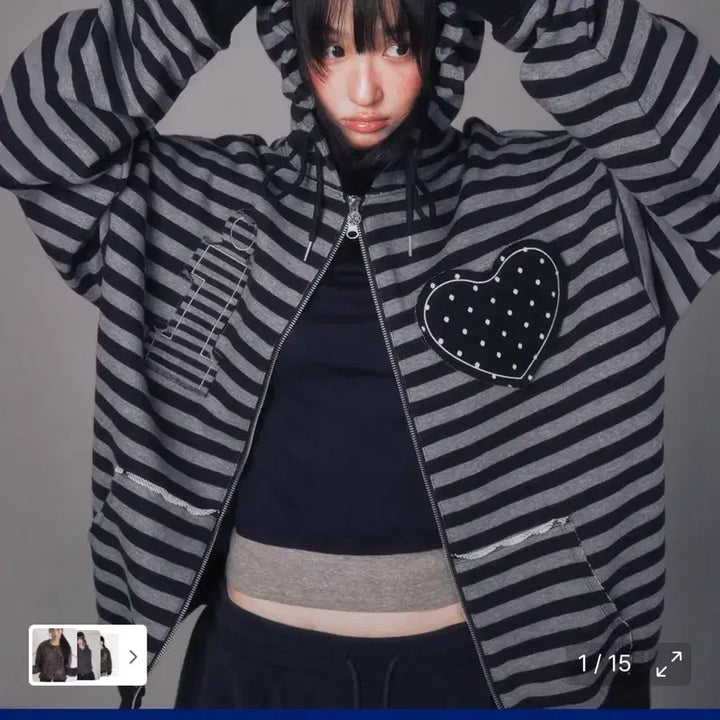 [BUNJANG] YooHee Hooded Zip-up / 유희 후드집업