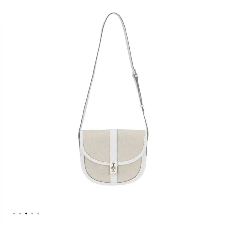 [BUNJANG] Vunque Pestone Saddle Bag White / 분크 페스토네 새들백 화이트 새상품