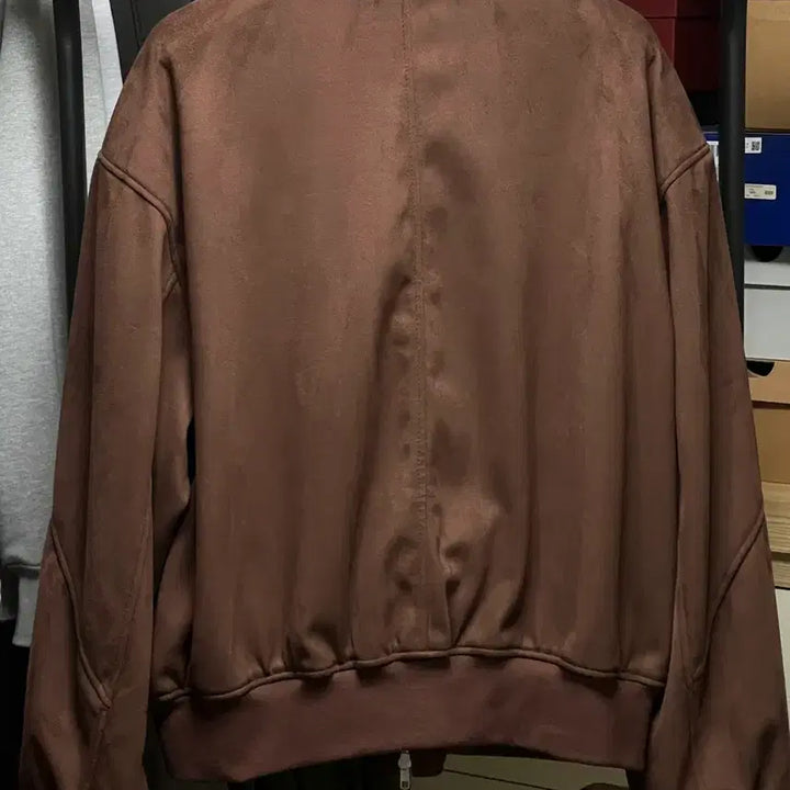 [BUNJANG] Dope Jasons Paneled Sporty Leather Jacket Mocha XL / 도프제이슨 패널드 스포티 레더 자켓 모카 판매