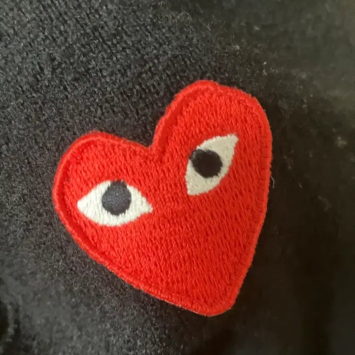 [BUNJANG] Comme des Garcons Play Black Cardigan (M) / 꼼데가르송 플레이 블랙 가디건 m