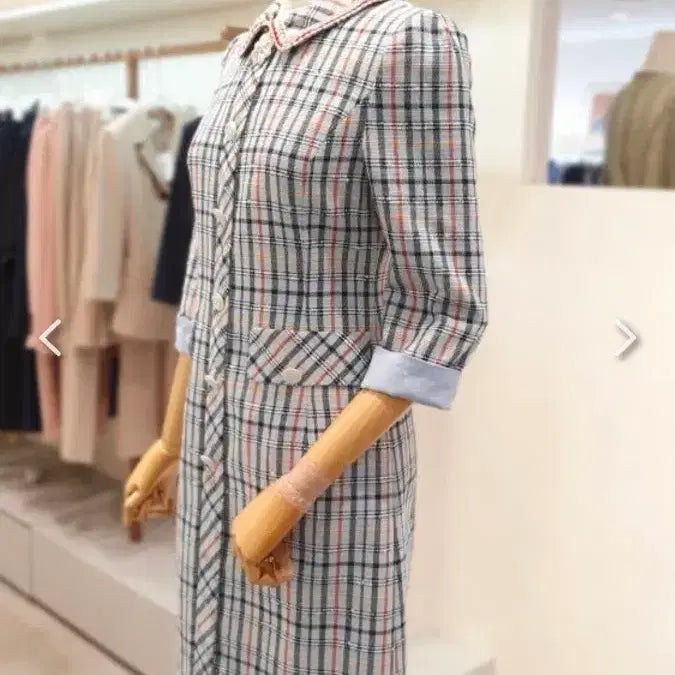 [BUNJANG] LINE Tweed Dress Size 66 / 택포)LINE트위드 원피스66
