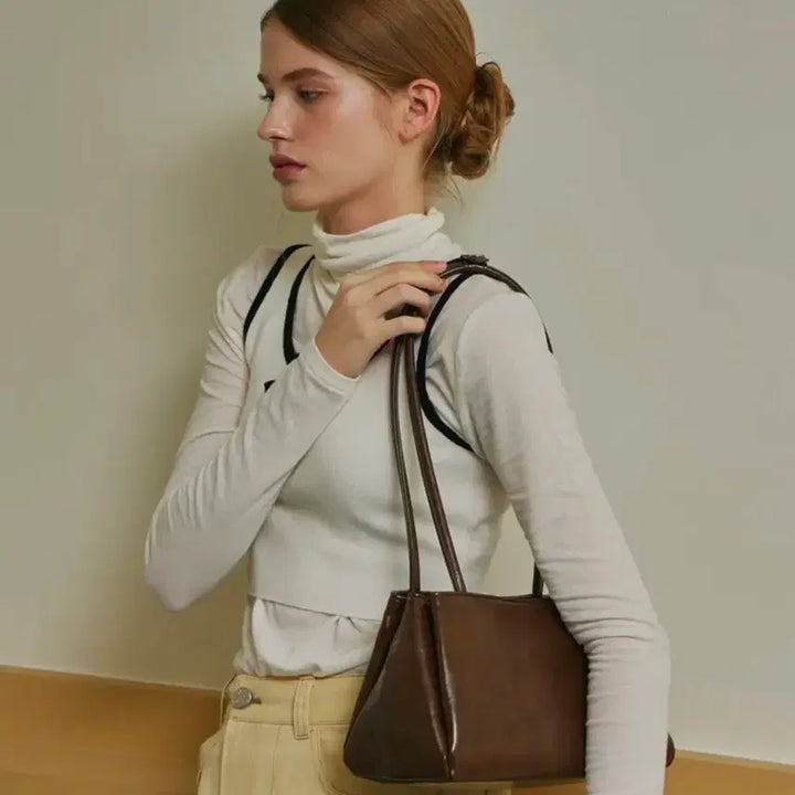 [BUNJANG] Donkey Shoulder Bag Dark Brown / 돈키 숄더백 다크 브라운