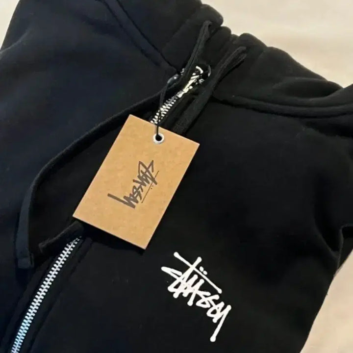 [BUNJANG] Stussy Hoodie Zip-up Black S / 스투시 후드집업 매장판 새상품 무료배송