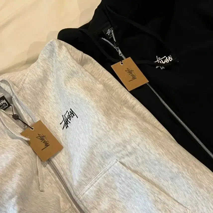 [BUNJANG] Stussy Hoodie Zip-up Black S / 스투시 후드집업 매장판 새상품 무료배송