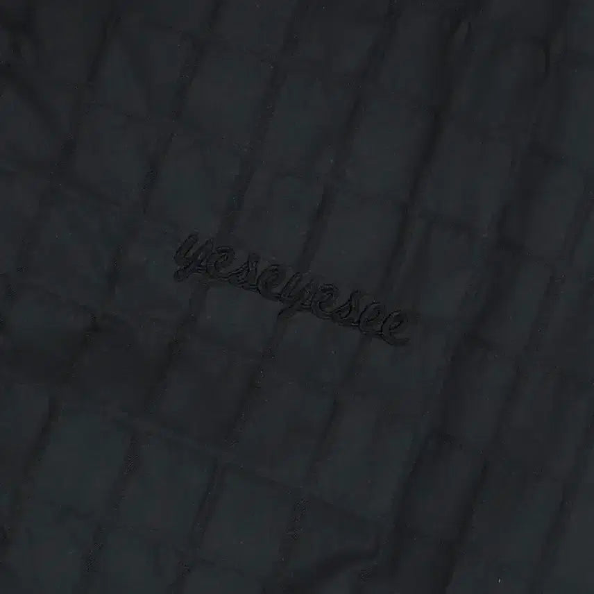 [BUNJANG] YesEyeSee Windowpane Zip Blouson Jacket / 예스아이씨 25ss windowpane zip 블루종 블랙