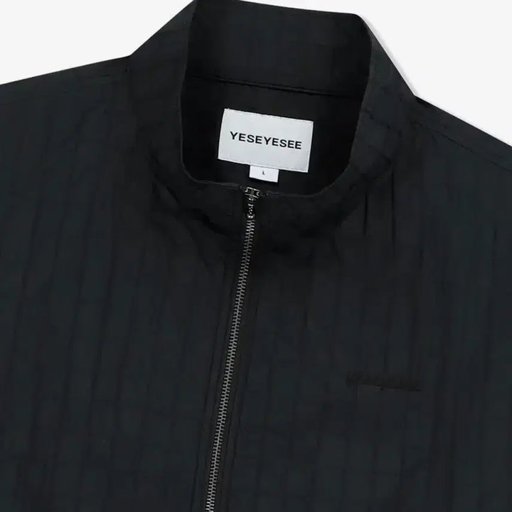[BUNJANG] YesEyeSee Windowpane Zip Blouson Jacket / 예스아이씨 25ss windowpane zip 블루종 블랙