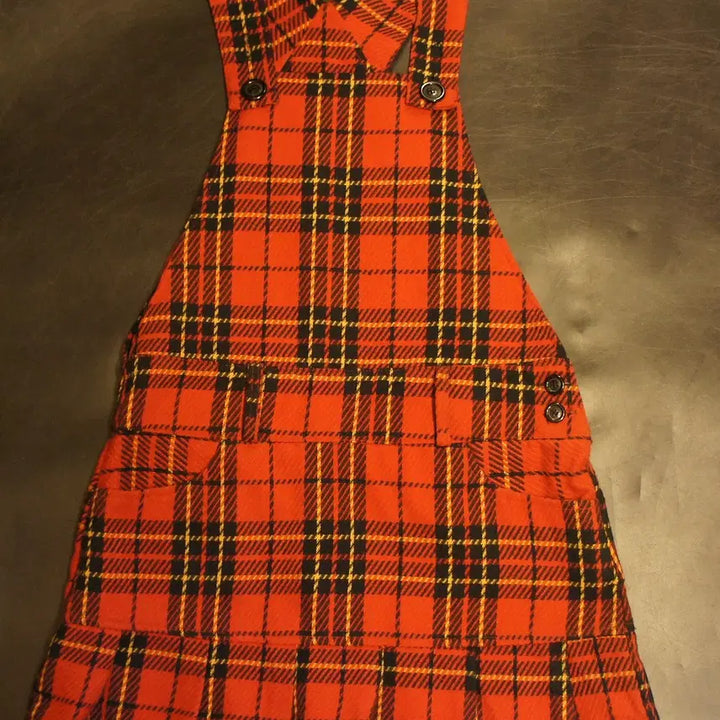 [BUNJANG] Vintage Check Wool Dress / 1685 멜방원피스 겨울원피스 빈티지원피스 니트원피스 여성원피스 스커트