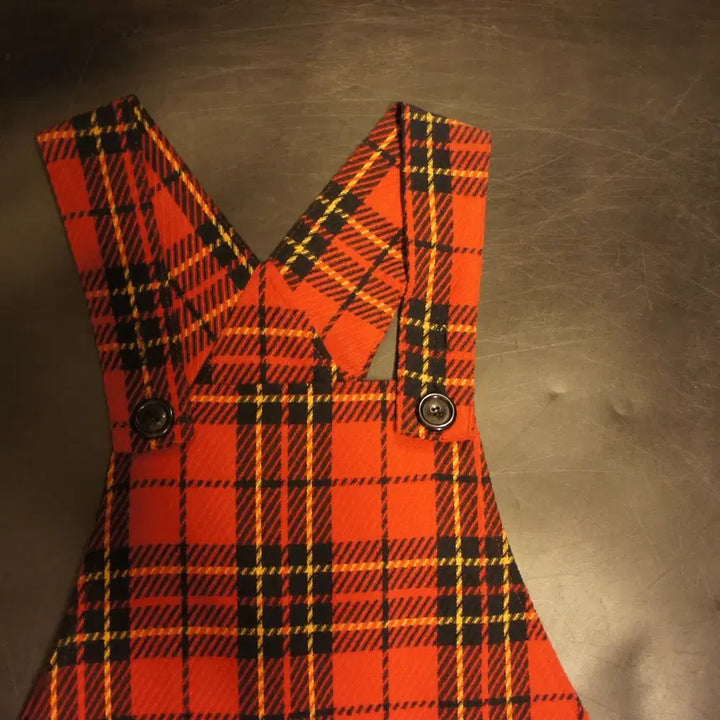 [BUNJANG] Vintage Check Wool Dress / 1685 멜방원피스 겨울원피스 빈티지원피스 니트원피스 여성원피스 스커트