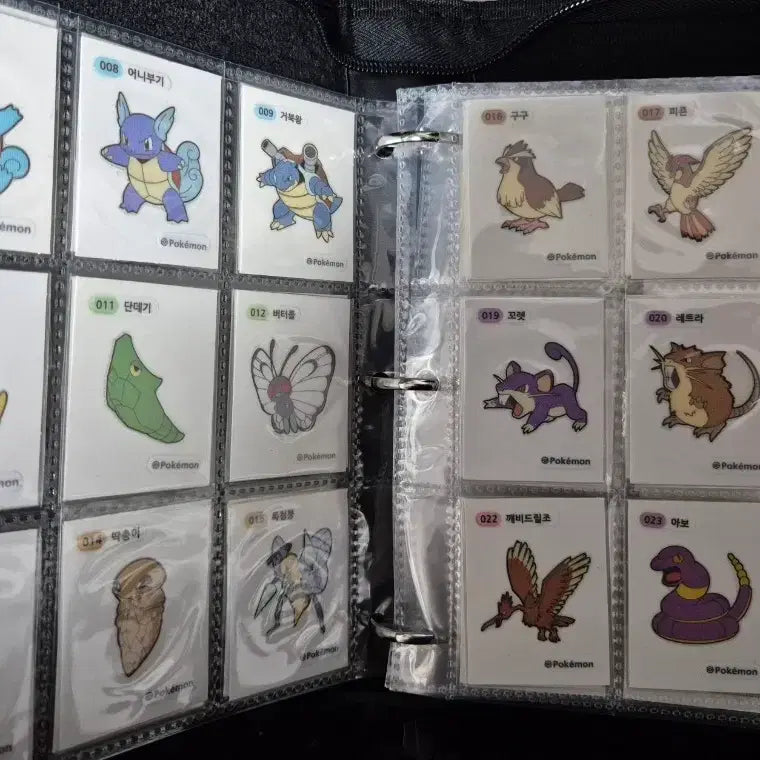 [BUNJANG] Pokemon 1st & 2nd Generation Tteokbokki Stickers Complete Set / 포켓몬 띠부씰 1,2세대 띠부실 275종 전종 완성본.