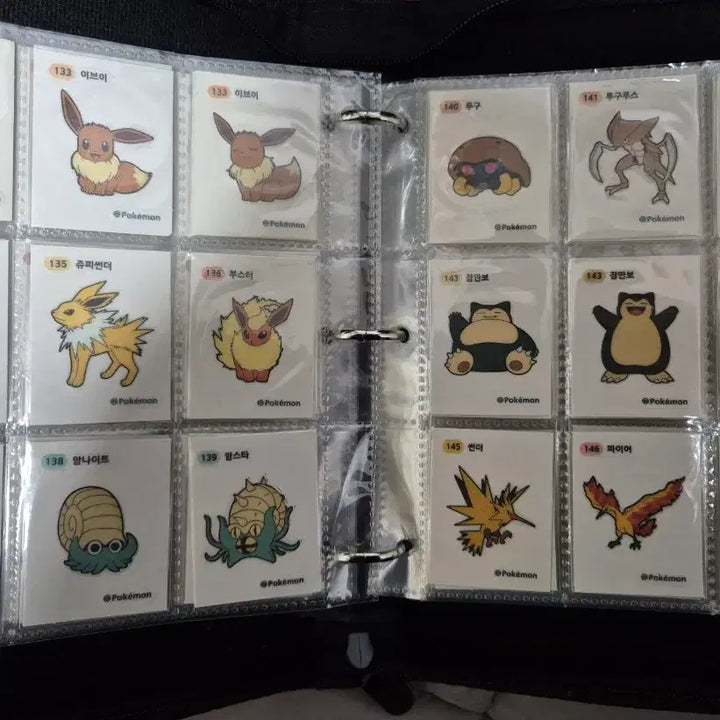 [BUNJANG] Pokemon 1st & 2nd Generation Tteokbokki Stickers Complete Set / 포켓몬 띠부씰 1,2세대 띠부실 275종 전종 완성본.