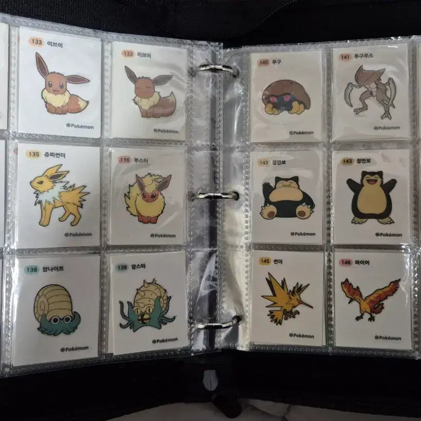 [BUNJANG] Pokemon 1st & 2nd Generation Tteokbokki Stickers Complete Set / 포켓몬 띠부씰 1,2세대 띠부실 275종 전종 완성본.