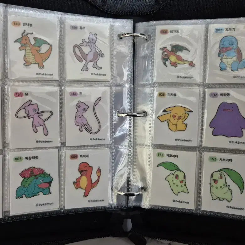 [BUNJANG] Pokemon 1st & 2nd Generation Tteokbokki Stickers Complete Set / 포켓몬 띠부씰 1,2세대 띠부실 275종 전종 완성본.