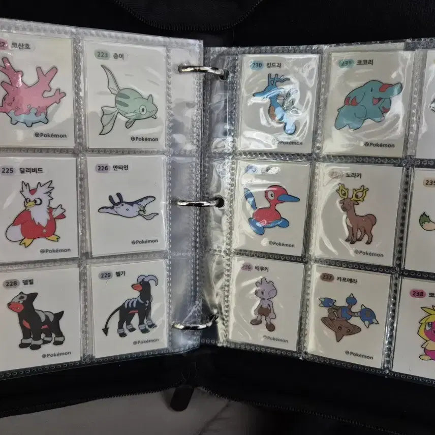 [BUNJANG] Pokemon 1st & 2nd Generation Tteokbokki Stickers Complete Set / 포켓몬 띠부씰 1,2세대 띠부실 275종 전종 완성본.