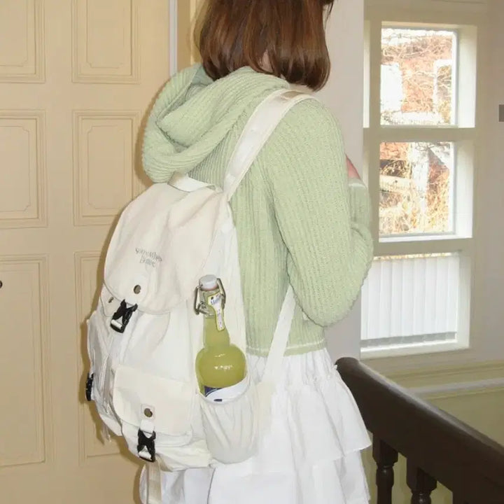 [BUNJANG] Somewherebut 백팩 Cream Backpack / (새상품) 썸웨어버터 백팩 크림