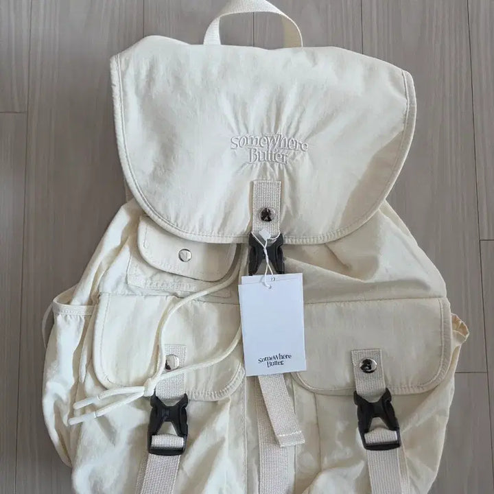 [BUNJANG] Somewherebut 백팩 Cream Backpack / (새상품) 썸웨어버터 백팩 크림