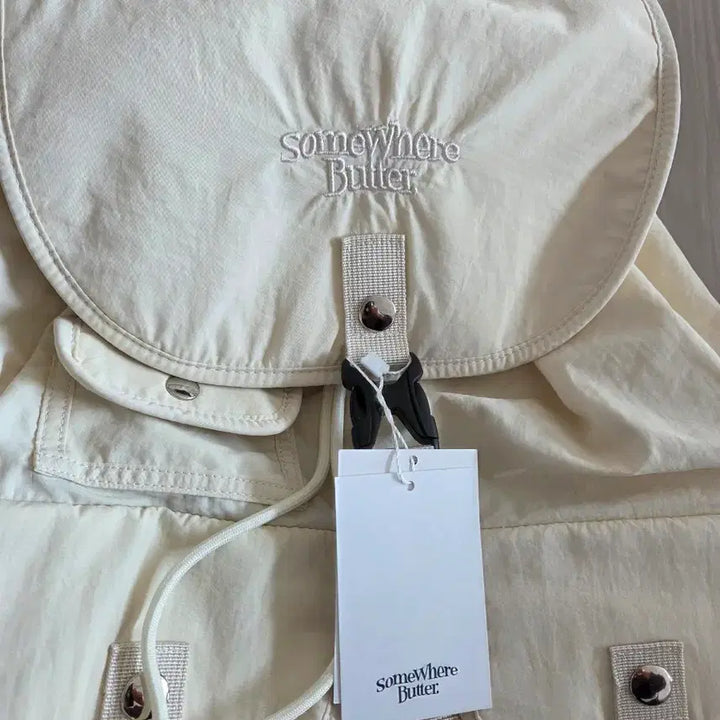 [BUNJANG] Somewherebut 백팩 Cream Backpack / (새상품) 썸웨어버터 백팩 크림