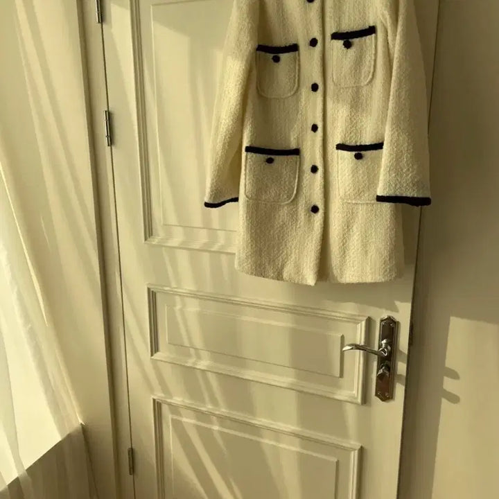 [BUNJANG] Tweed Mini Dress / 새상품) 트위드 원피스 그린,아이보리 free